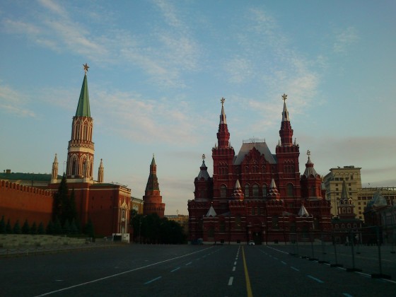 Москва утром