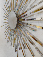 Зеркало солнце с подсветкой