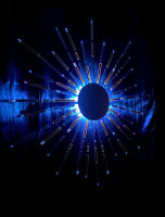 Зеркало солнце с подсветкой