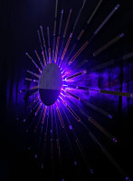 Зеркало солнце с подсветкой