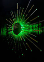 Зеркало солнце с подсветкой