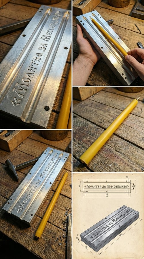 Изготовим алюминиевые формы для свечей. Специальные условия для родителей-одиночек