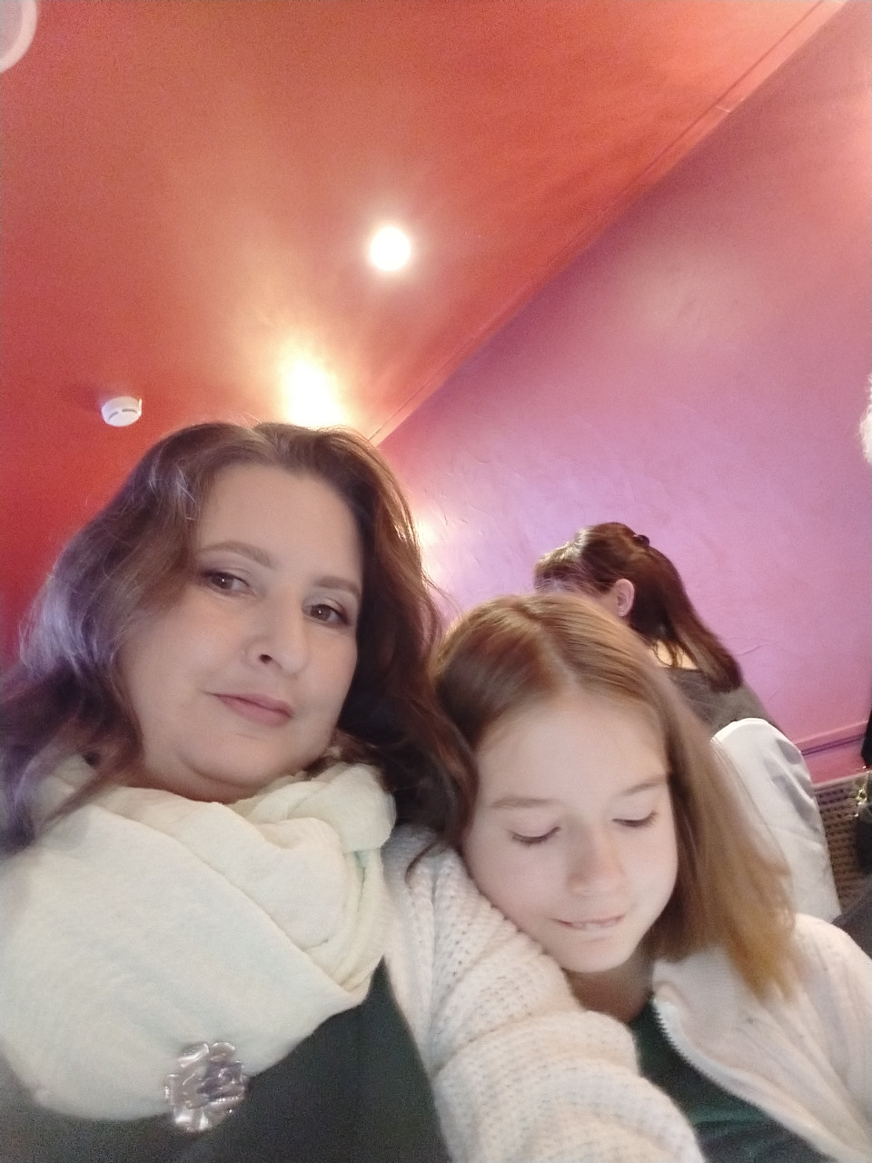 Мы с дочкой 8 февраля на празднике, посвященном дню борьбы с онкологией.