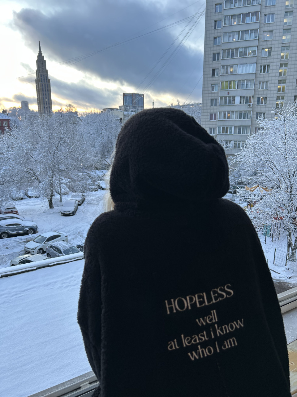 Зима в Москве все же была снежная!