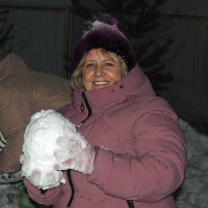 Лепка снеговика на конкурс