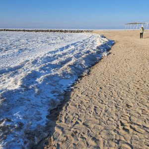 Море замерзло