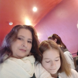 Мы с дочкой 8 февраля на празднике, посвященном дню борьбы с онкологией.