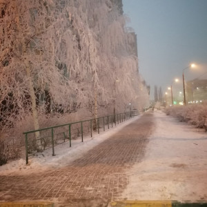 Февральское утро.