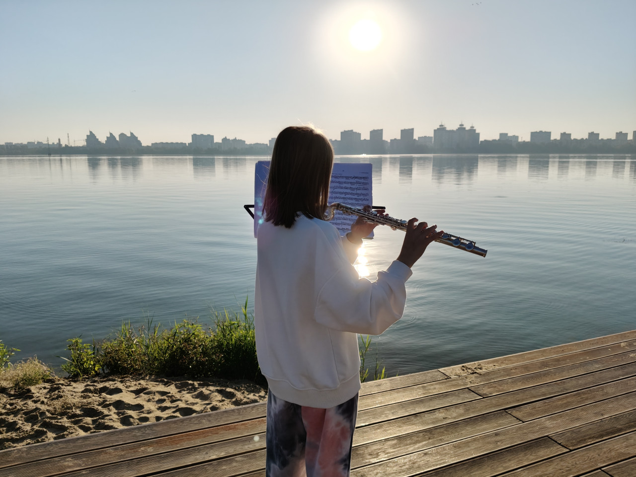 Встречаем рождение нового дня (30 августа) на благословенных берегах Воронежского моря