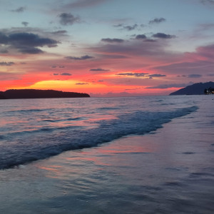 Закат на острове Лангкави