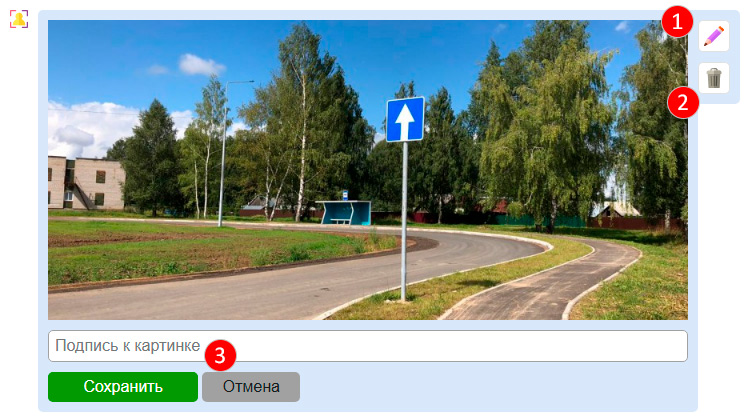 Рис. 3. Блок с фотографией в публикации.