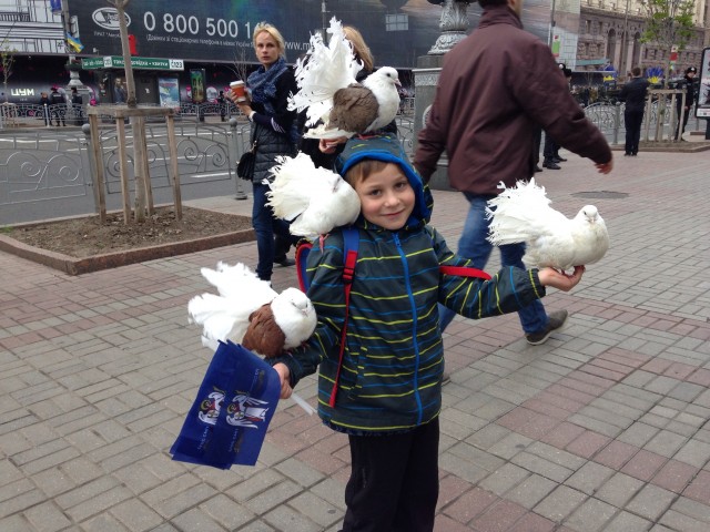 Киев, парад, ноябрь 2013