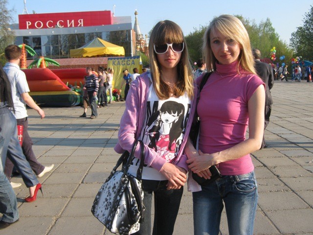 С дочкой лето 2010