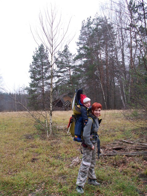 Мы с сыном - заядлые походники ))
