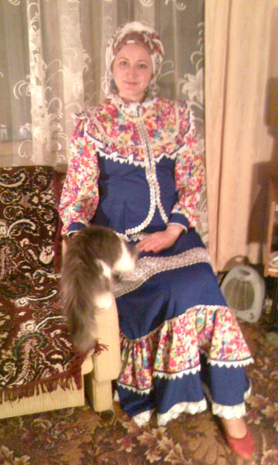 Русский женский костюм.