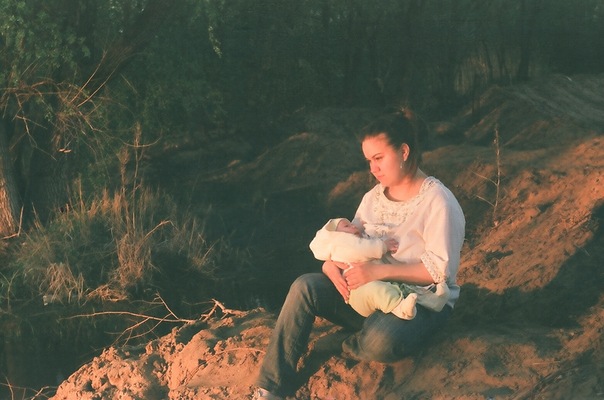 С Мишкой на Волге, в Саратове...