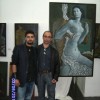 я с другом Арутом Кашпаряном на его выставке