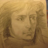 для себя рисую....Наполеон в юности...
