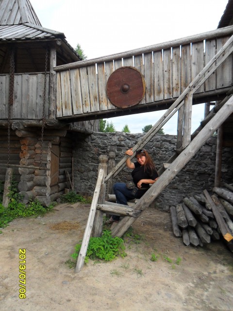 Деревня викингов под Выборгом.