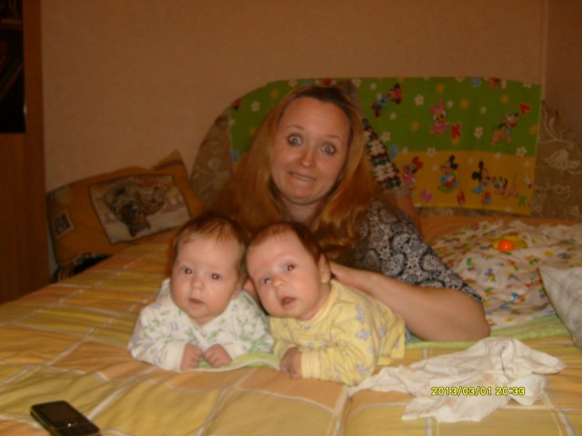 сестра и мои зайки