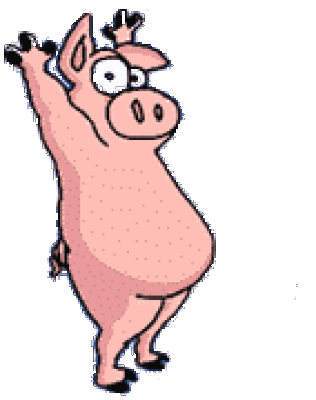 Прикольная картинка gif. Свинья танцует. Смешные анимации. Прикольная анимация на прозрачном фоне.