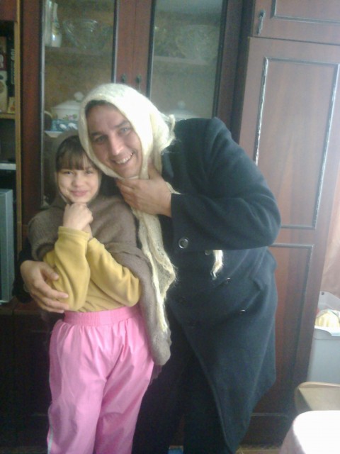 Я и моя крестница.