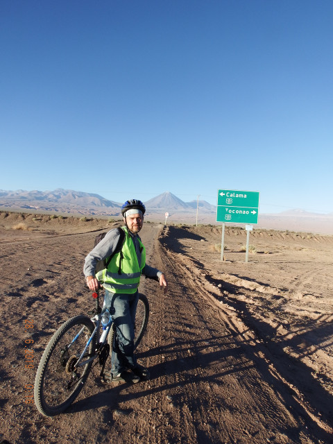 Region de Antofagasta, San Pedro de Atacama. Велопрогулка по пустыне.