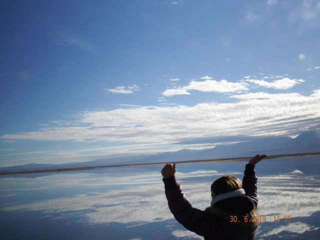 Region de Antofagasta, salar de Atacama. Атланты держат небо на... согнутых руках. ))