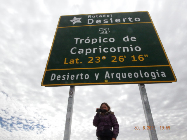 Region de Antofagasta. Тропик Козерога.