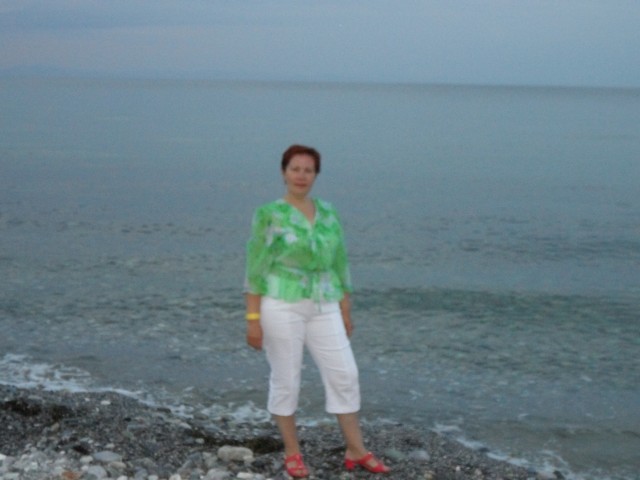 Вечерняя прогулка по берегу Эгейского моря,06.2014