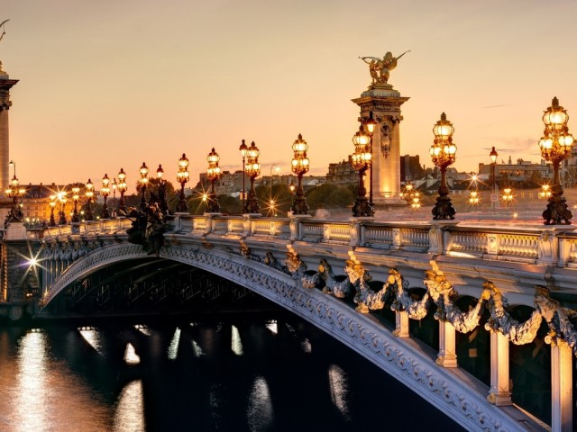 мост Александра 3 Париж.