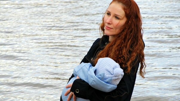 С сыночком)