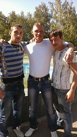 Я с шурином и его братом