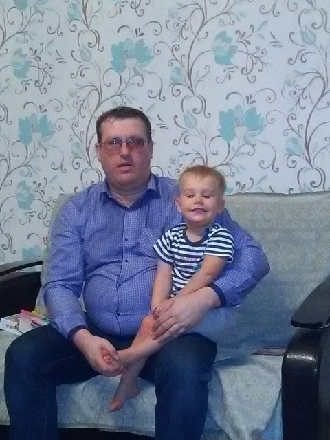 Сергей с племянником