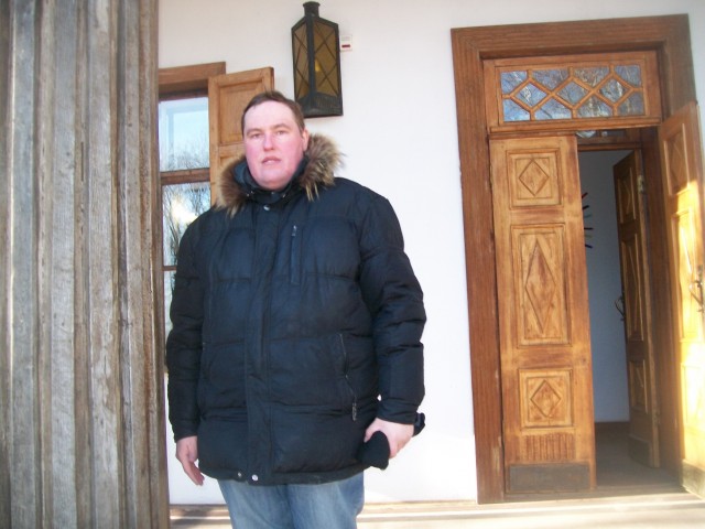 На крыльце дома Н. В. Гоголя, Полтавская область.