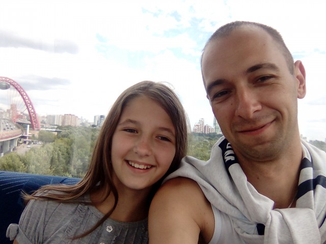 С дочкой в парке сказка!))