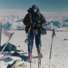 На вершине Эльбруса в свой день рождения 1996