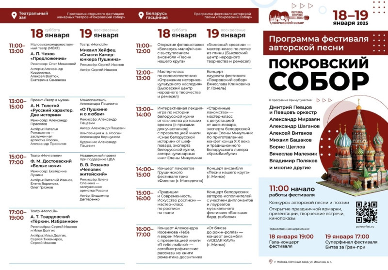 После крещенских купаний возможно вам это понравится. Фестиваль" Покровский собор"