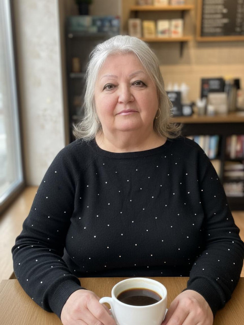 Татьяна Киреева, Россия, Екатеринбург, 69 лет. Хочу найти к одинокому некурящему мужчине от 63 лет с авто, своим домом, не обремененный - прошлым, добрый, с чуральская девчушка, невысокого роста, полненькая, с ч/ю, без вредных привчек, умею слышать и слуш