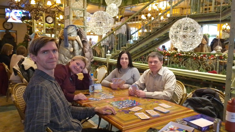 Встреча игрового клуба в кафе "Грабли", Россия, Москва, 2025-01-05