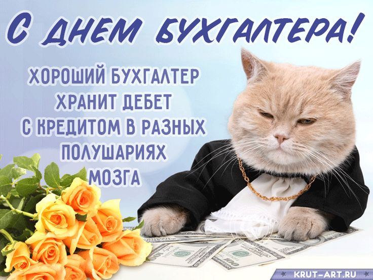 С днём бухгалтера! За деньги да...