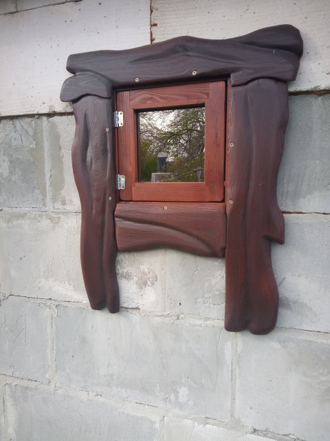 Окошко и обналичка на баньку,полет фантазии