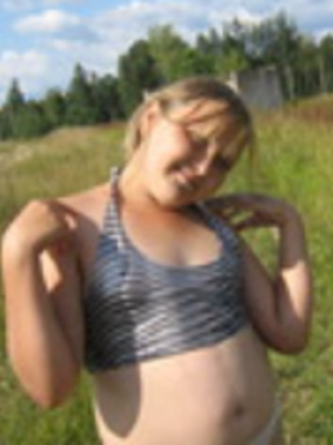 На даче у бабушки