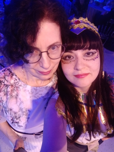 На корпоративе.