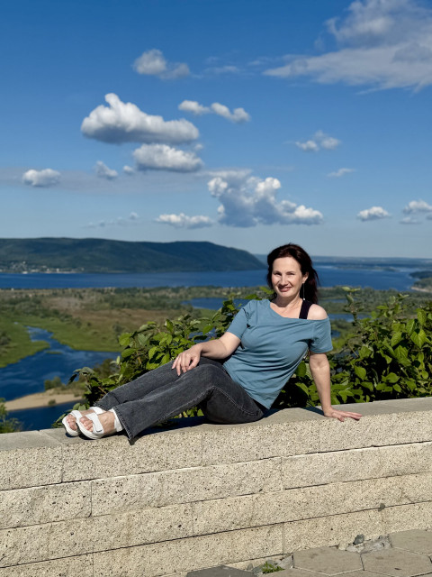 Один из самых красивых видов на Волгу