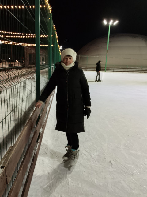 Зима, каток, счастье!