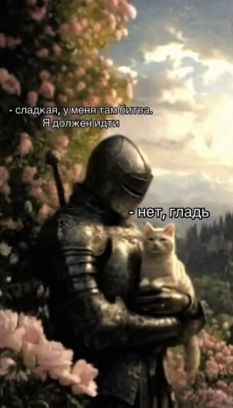 Когда избаловал любимку своим вниманием))