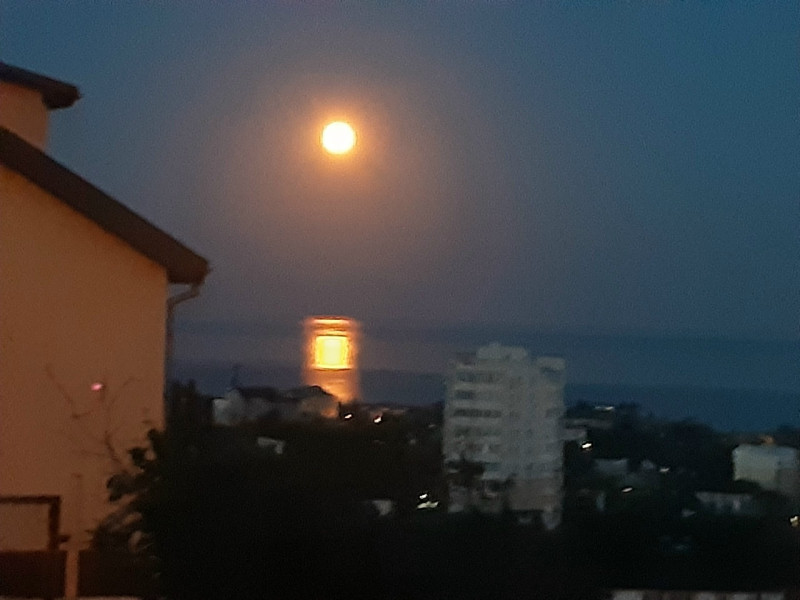 Алушта. Район Мирное. Полнолуние)) Оч. живописненько было...
